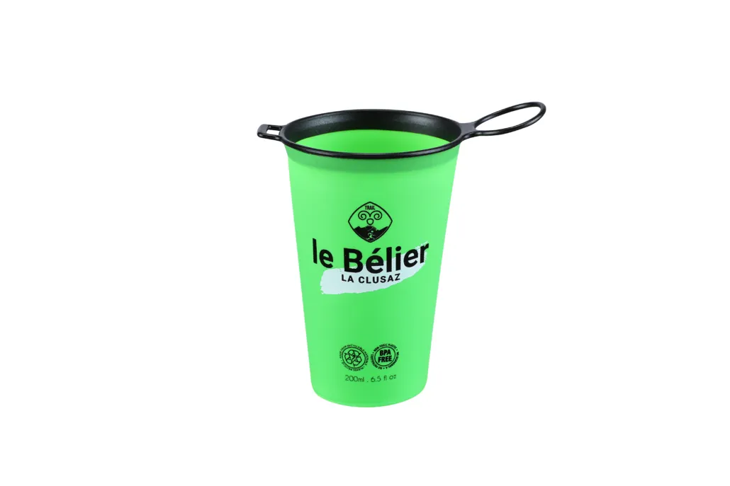 personalized reusable collapsible cup for trails, running and events personalized reusable collapsible cup for trails, running and events