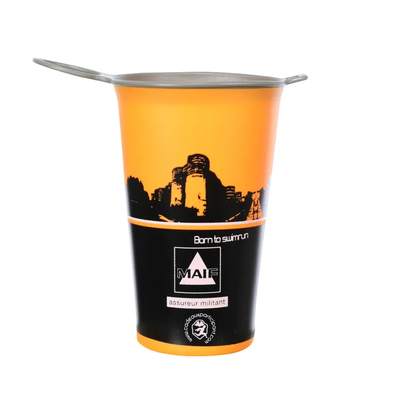 personalized reusable collapsible cup for trails, running and events personalized reusable collapsible cup for trails, running and events