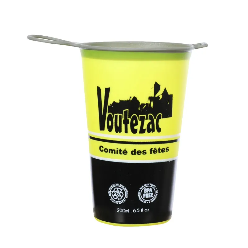 personalized reusable collapsible cup for trails, running and events personalized reusable collapsible cup for trails, running and events